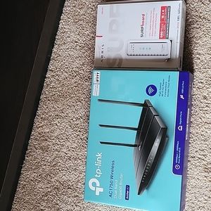 TP Link AC1750 and Arris Surfboard Modem and Router